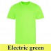 JC001 COOL T - Unisex környakú póló szublimáláshoz electric green